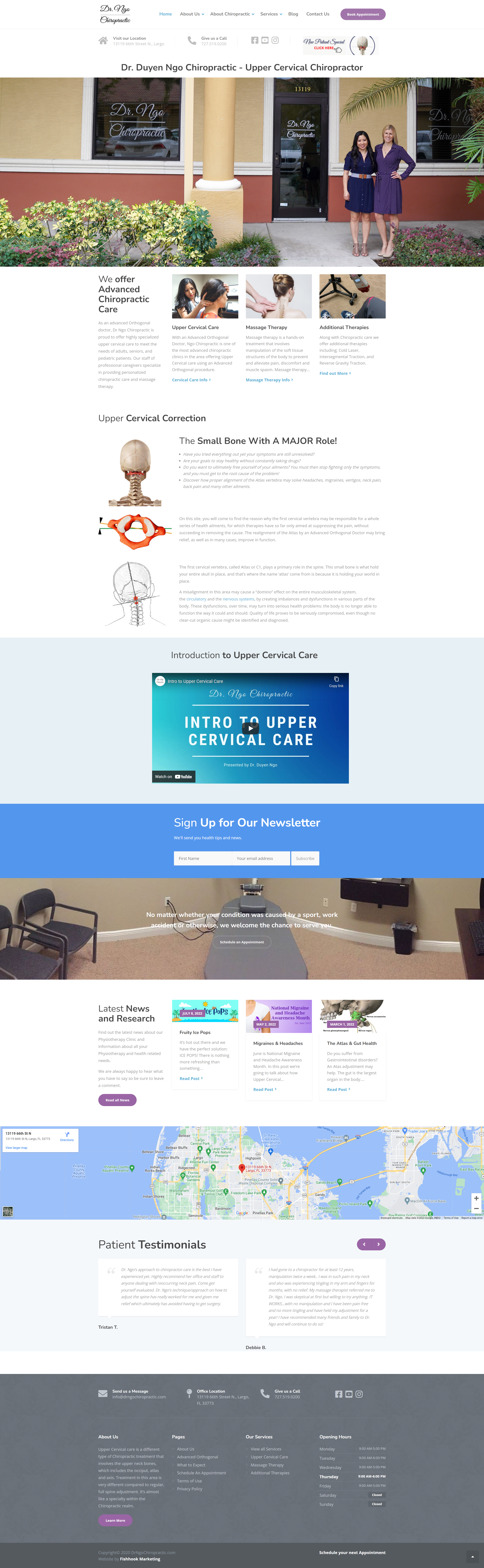 Dr Ngo Chiropractic Website